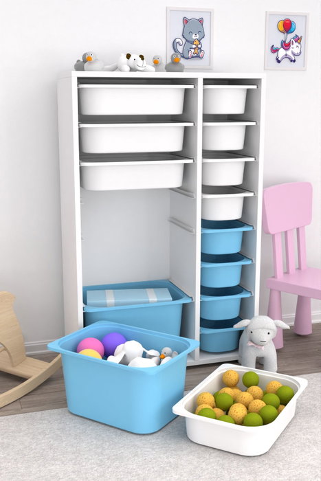 Hanah Home Rine 2D4K8U Blanco y Azul Hanah Home Rine 2D4K8U Blanco y Azul